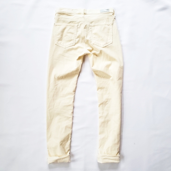 NWOT AG Adriano Goldschmied Cream Corduroy Jeans - Picture 2 of 5